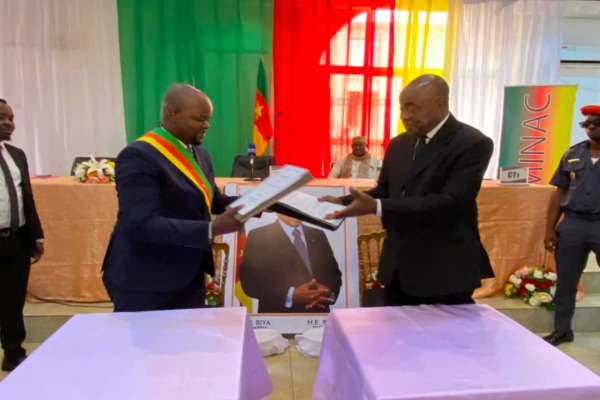 Signing of the Collaboration Agreement concerning the management and promotion of the Eséka Memorial.