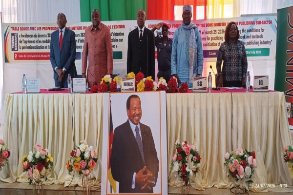 Minac addresses the concerns of professionals in the publishing sub-sector in Cameroon