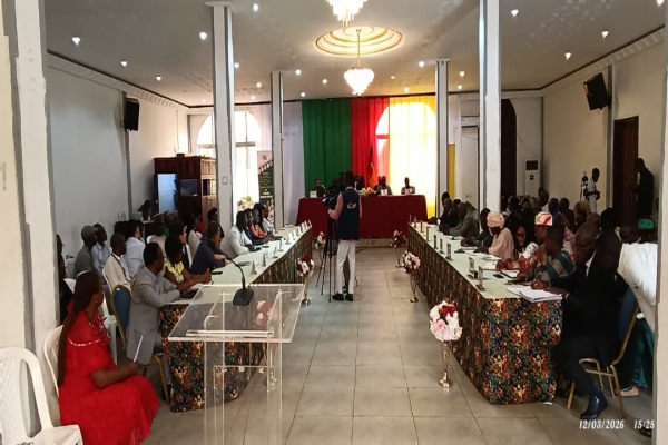 SIILY DELEGATION RECEIVED BY MINAC